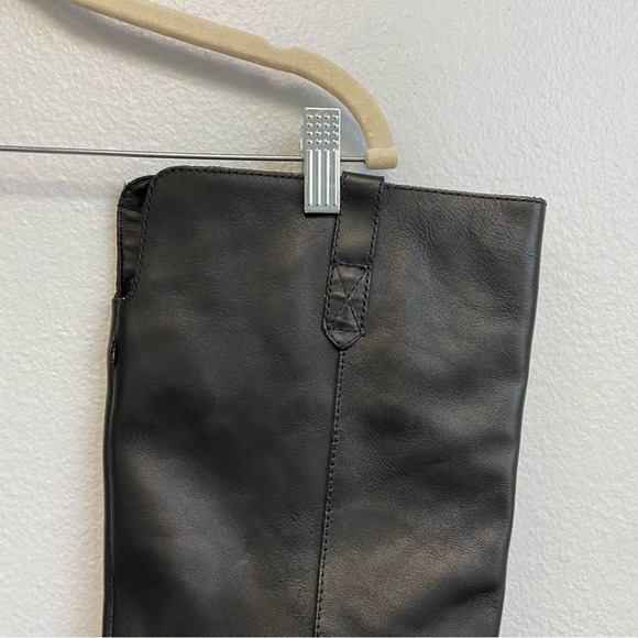 Madewell Black Knee-High Leather Boots - Picture 7 of 16